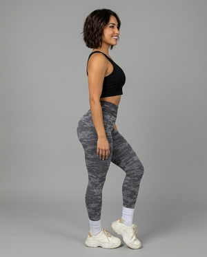 High-Waist Camo Leggings Viva Rouss