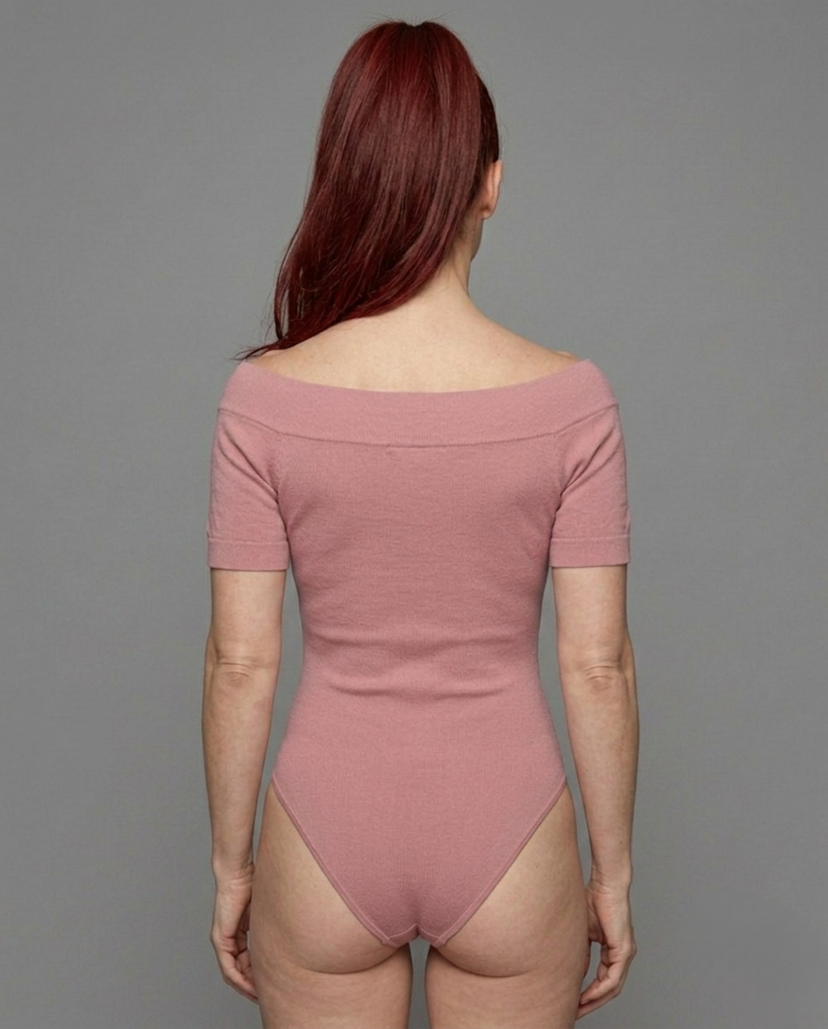 Off-Shoulder Short Sleeve Bodysuit Viva Rouss