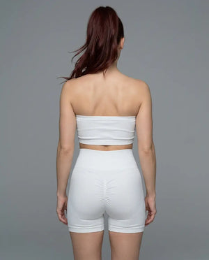 Strapless Ribbed Bandeau Top Viva Rouss
